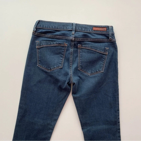 EXPRESS Mid rise Legging Denim Blue Jeans Size 4 Short Casual Everyday Jeans - Picture 5 of 8